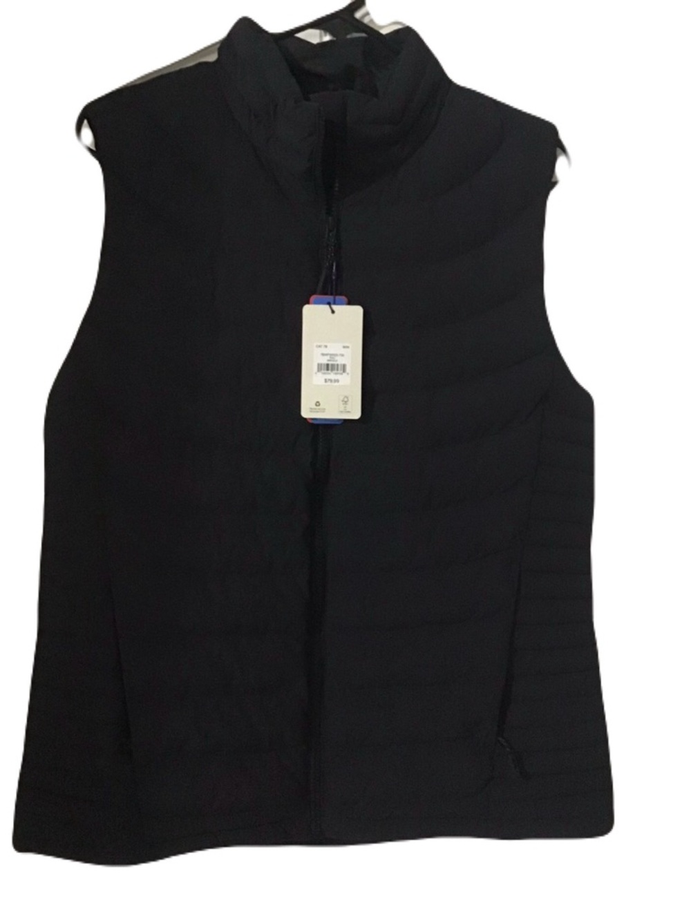 Black Quilted Puffer Vest - Picture 2 of 2